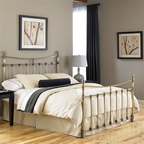 fashion bed group metal & fabric queen bed|fashion bed group.